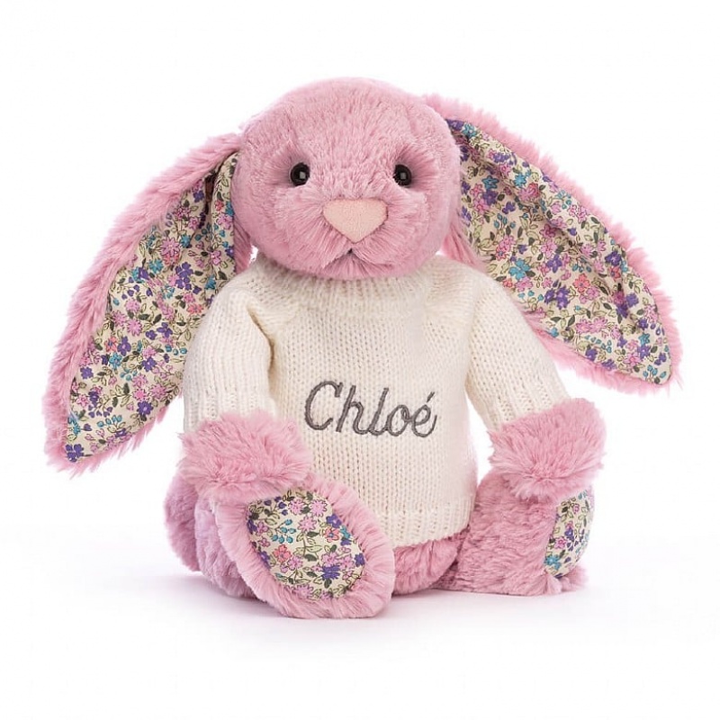 Jellycat Blossom Tulip Bunny indeleble Soother